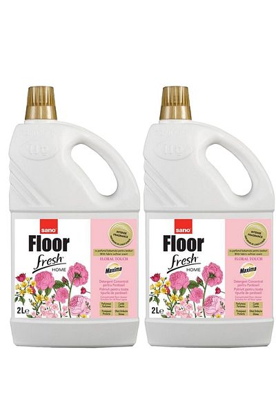 Sano Floor fresh Home Floral Touch floor cleaning solution 2L X 2