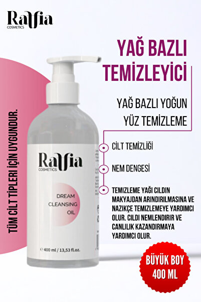 Yağ Bazlı Temizleyici 400 ml Yüz Ve Vücut için Makyaj Arındırıcı Temizleme Yağı