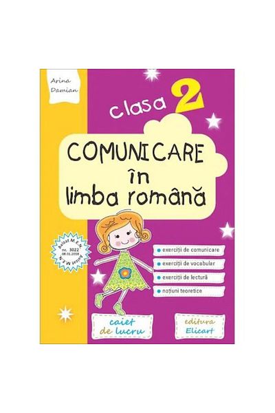 AngelicArt Comunicare in limba romana - Clasa a II-a - Caiet - Arina Damian