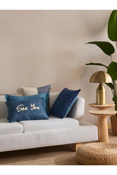 Vanilla Home مجموعة Sea You مكونة من 4 أغطية وسائد