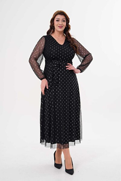 CİXAPLE Φόρεμα Maxi με στάμπα V-Neck