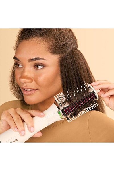 Shark Ηλεκτρική βούρτσα μαλλιών Shark SmoothStyle HT202EU, 900 W, Κεραμικές πλάκες, 3 ρυθμίσεις θερμοκρασίας