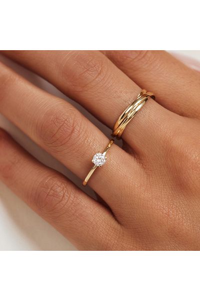 Isabel Bernard Isabel Bernard Le Marais 14 Karat Ring,Verlobungsring 54