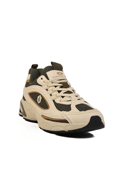 Hammer Jack Beige Mesh Lightweight Breathable Men's Sports Shoes Alfonso 25025 m