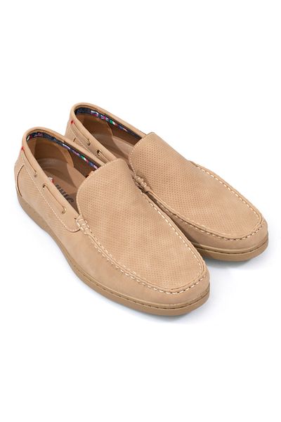 UNIC RO Men's Loafers, Unic, Zefir, Eco-leather, Beige - 41
