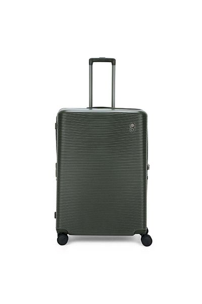 Echolac Ultima 76cm 4 Double Wheel Expandable Check-in Luggage Trolley Olive