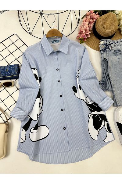 YEDİLALE Cămașă SPORT MICKEY CHARACTER [80 cm medie]