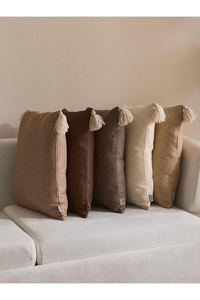 Vanilla Home Dune Collection Set of 5 Throw Pillow Cases