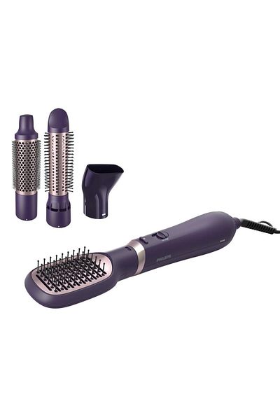 Philips Perie cu aer cald Philips Seria 3000 BHA313/00, 800W, tehnologie cu ioni, 4 accesorii