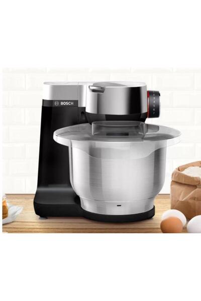 Bosch Robot de bucatarie Bosch MUMS2VM00, 900 W, 7 Trepte de viteza, 3.8 L (Negru/Argintiu)
