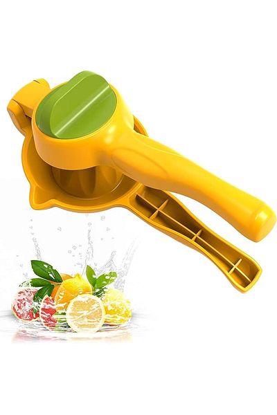 COOYA Lemon Lime Squeezer, Large Orange Juicer, Citrus Fruit Hand Juicer, Manual Rotary Juicer
