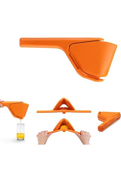 COOYA Manual and Foldable Citrus Juicer | Easy Lemon Squeezer with Sideways Pivot to Increase Leverage