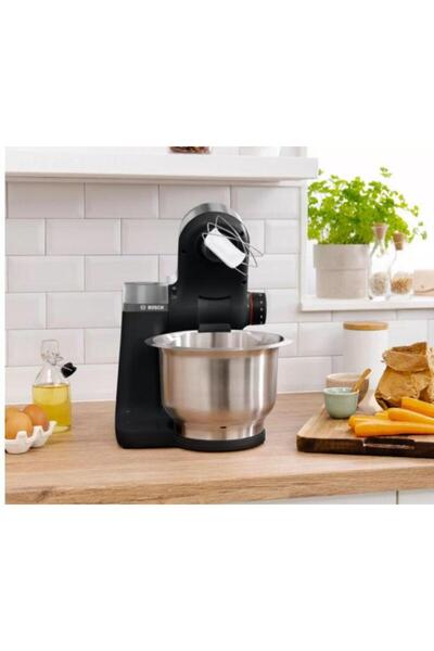 Bosch Robot de bucatarie Bosch MUMS2VM00, 900 W, 7 Trepte de viteza, 3.8 L (Negru/Argintiu)
