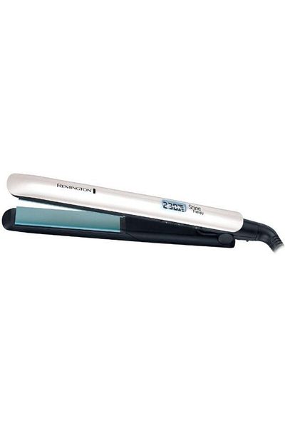 Remington Placa de indreptat parul Remington Shine Therapy S8500, 230 grade, LCD (Alb)