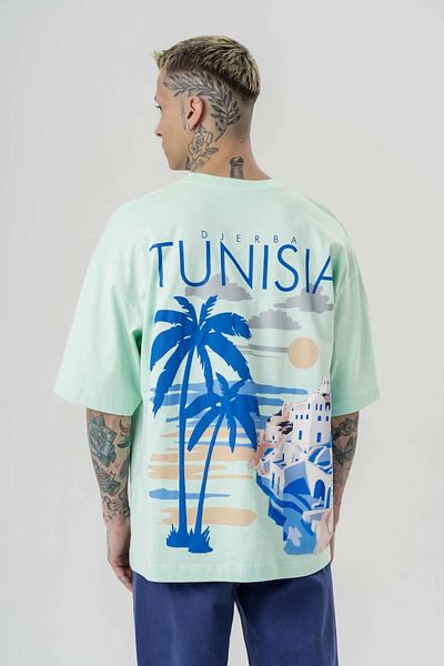 go gang own Tricou oversize Tunisia Patch