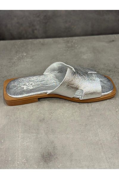 Zeyn Handmade Genuine Leather Lame Slippers