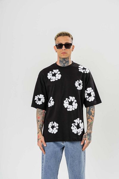 go gang own Μπλουζάκι Kanye Emboss Print Oversize