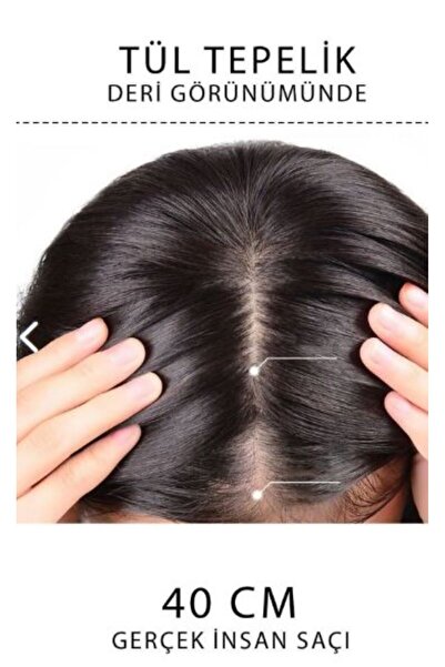 LOLLY PONY Deri Görünümlü 40 cm Tül Tepelik