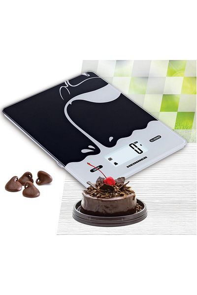 Heinner Cantar de bucatarie Heinner HKS-BK5USB, 5kg, sticla securizata 3mm, display lcd, control touch