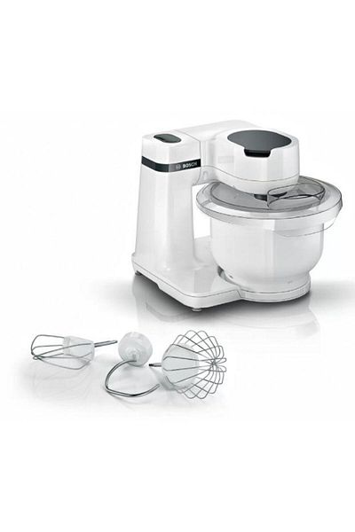 Bosch Bosch MUMS2AW00 Food Processor, 700 W, 4 Speeds, 3.8 L (White/Black)
