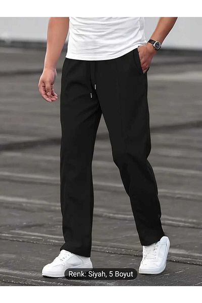 UYN SPORT Unisex Large Size Oversized Comfortable Fit Two Thread Sweatpants