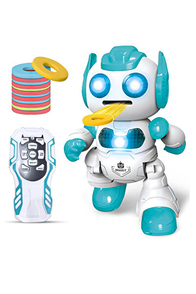 PLAYZO لعبة روبوت الرماية الذكية التفاعلية مع الضوء والموسيقى والرقص وقاذف ال...