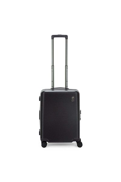 Echolac Ultima 54cm 4 Double Wheel Expandable Cabin Luggage Trolley Dark Chocolate
