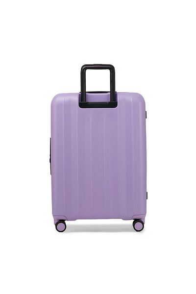 Echolac Amos Pro 77cm 4 Double Wheel Hardcase Expandable Check-in Luggage Trolley Violet Tulip