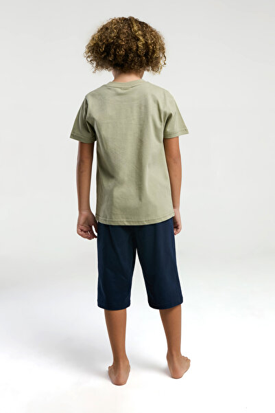 U.S. Polo Assn. Erkek Çocuk Yeşil Pijama Takımı 50310801-VR054