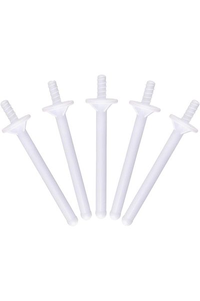 fulina 60 Pcs Plastic Nose Wax Applicator Wands,No Burr,Smooth Surface,for Removing Hair many places Body