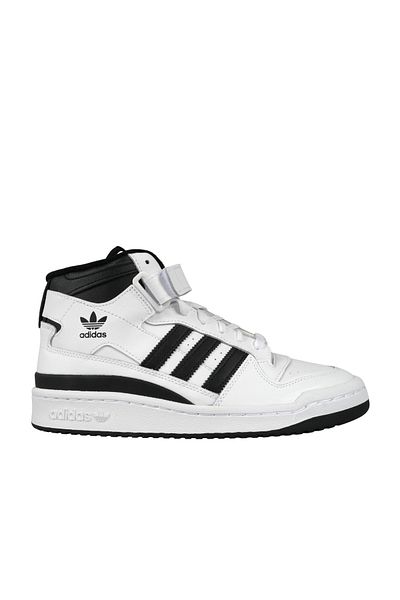 adidas Ανδρικά λευκά αθλητικά παπούτσια Forum Mid (FY7939)