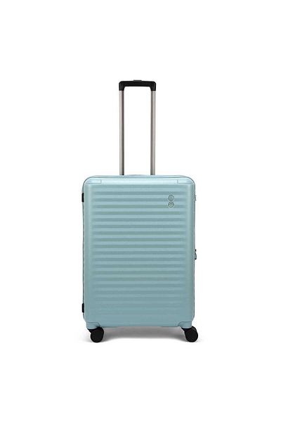 Echolac Celestra 66.5cm Hardcase Expandable 4 Double Wheel Check-in Luggage Trolley Slate Blue