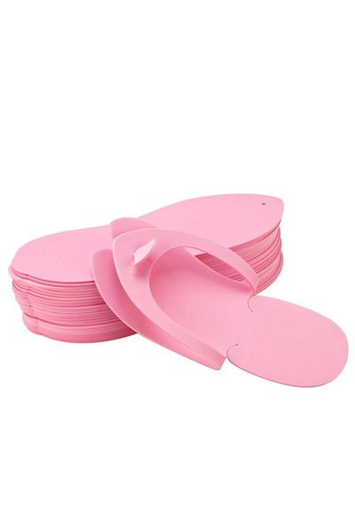 LA PERLA TECH Disposable Foam Slippers Salon Spa Pedicure Sandals Foam Disposable Pedicure Slippers