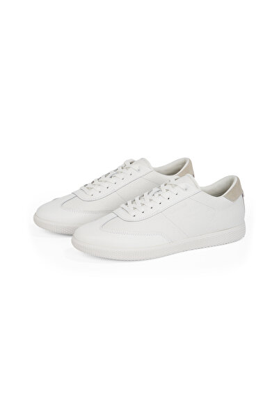 Calvin Klein Calvin Klein Men White Low Top Lace Up Tmbl Sneakers