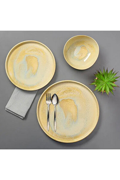 Porland Stoneware Pearl 12 Parça 4 Kişilik Yemek Takımı