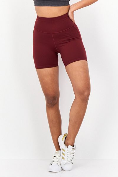 adidas Women Sportswear Fit Training Shorts, Maroon