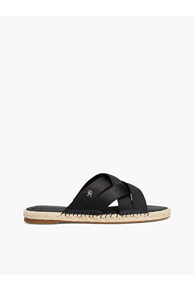 Tommy Hilfiger SATIN ESPADRILLE MULE