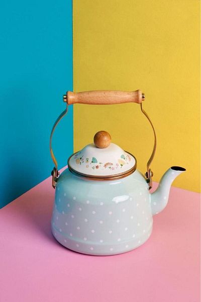 Miss Betty Esperanza 2.5 Lt Enamel Kettle Teapot