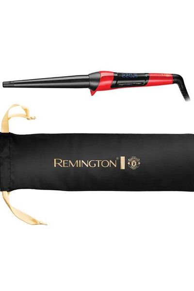 Remington Ondulator REMINGTON Pearl Manchester United Edition CI9755, grad 220, ceramica Invelis (Negru/Rosu)