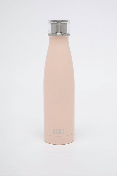 Built 17 Oz Double Walled Vacuum Insulated Bottle, Peach
