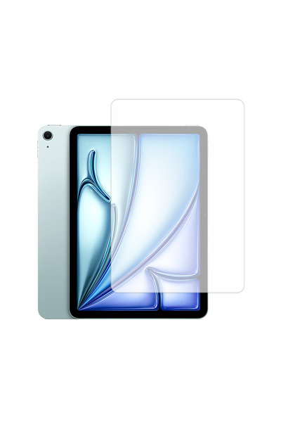Microcase Apple iPad Air 11 M3 2025 Tablet ile Uyumlu Tempered Glass Cam Koru...