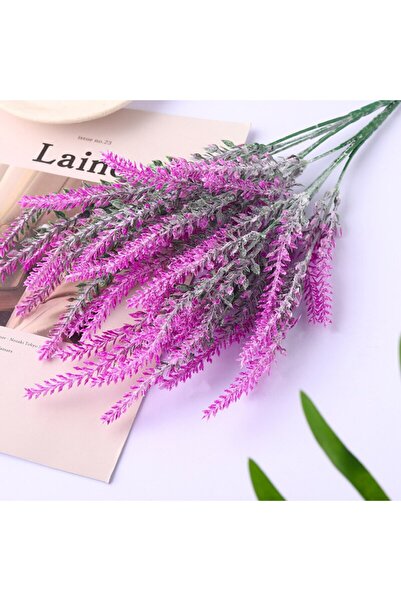 Choice زهور اللوتس الحمراء الصناعية من الصين، مقاس 38 سم، مقاومة للتكتل، مجموعة من نباتات اللافندر المزيفة، لجام زفاف