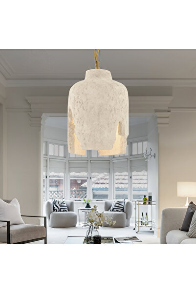 Apliqa Zoran Beton Tasarım Retro, Modern Sarkıt Avize