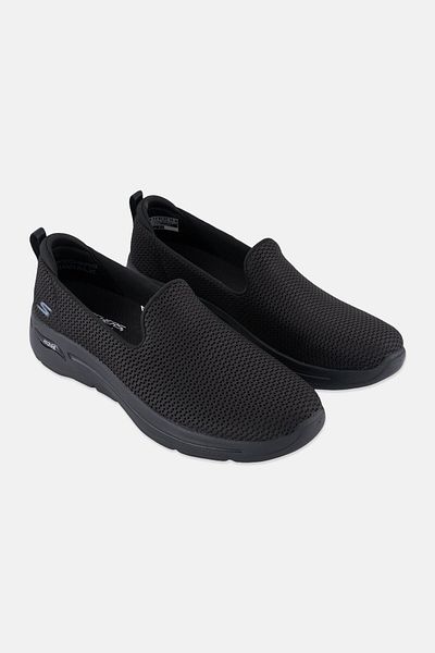 SKECHERS Women Go Walk Arch Fit Hazel Slip On Shoes, Black