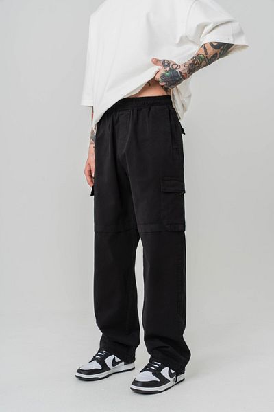 go gang own Relax Flow Leg Detailed Cargo Pants