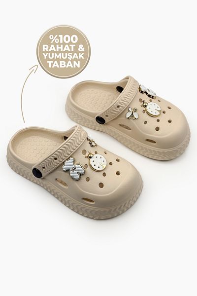 CARLA BELLA Children's Slippers Daily Pool Beach School Nursery Girls' Stone Slippers
