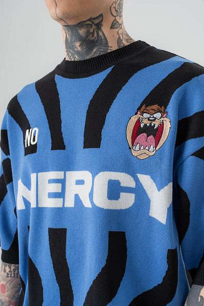 go gang own Тениска Mercy Knit Tricotwear Oversize