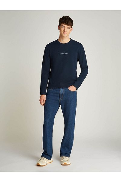 Tommy Hilfiger Pánský svetr Tjm - tmavě modrá
