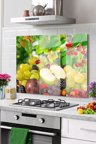 aylintac Protector din sticlă premium pentru spatele aragazului de bucătărie ...