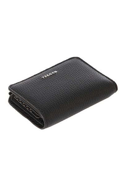 Tergan S1cb00005812-a41 Δερμάτινο Γυναικείο Πορτοφόλι - Μαύρο